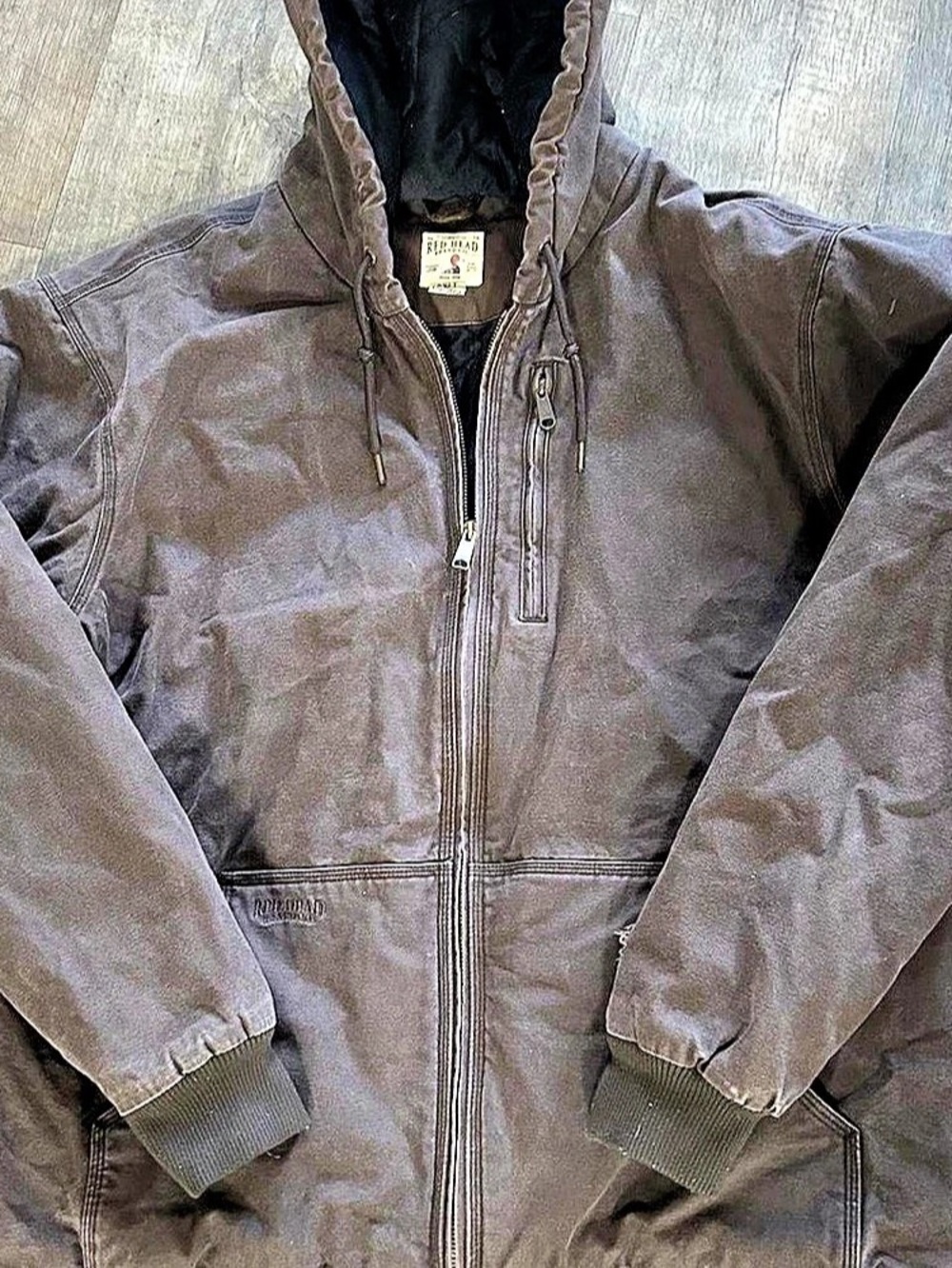 Red Head Hooded Jacket Brown 2XL